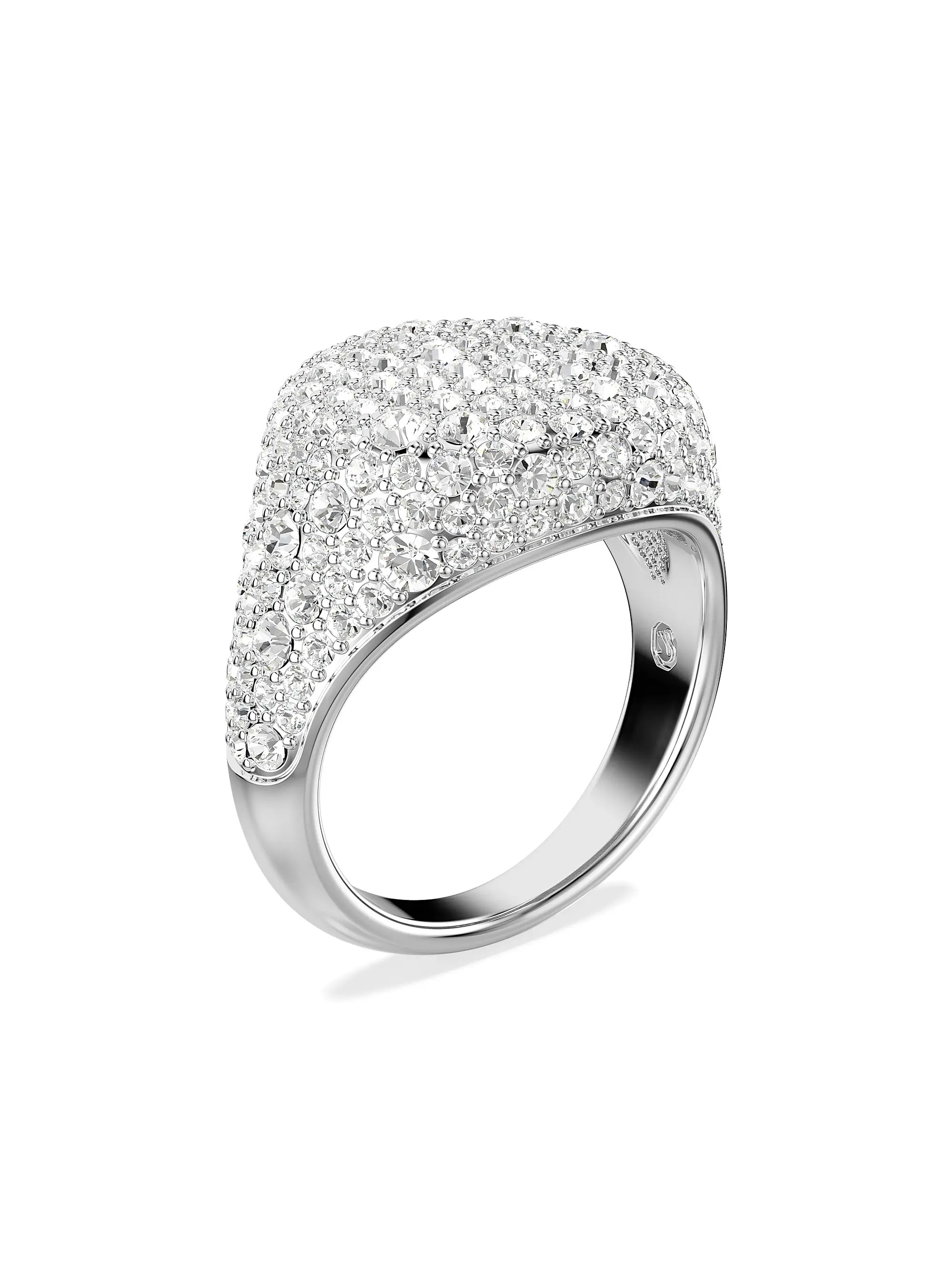 Sublima Rhodium-Plated & Crystal Ring | Saks Fifth Avenue