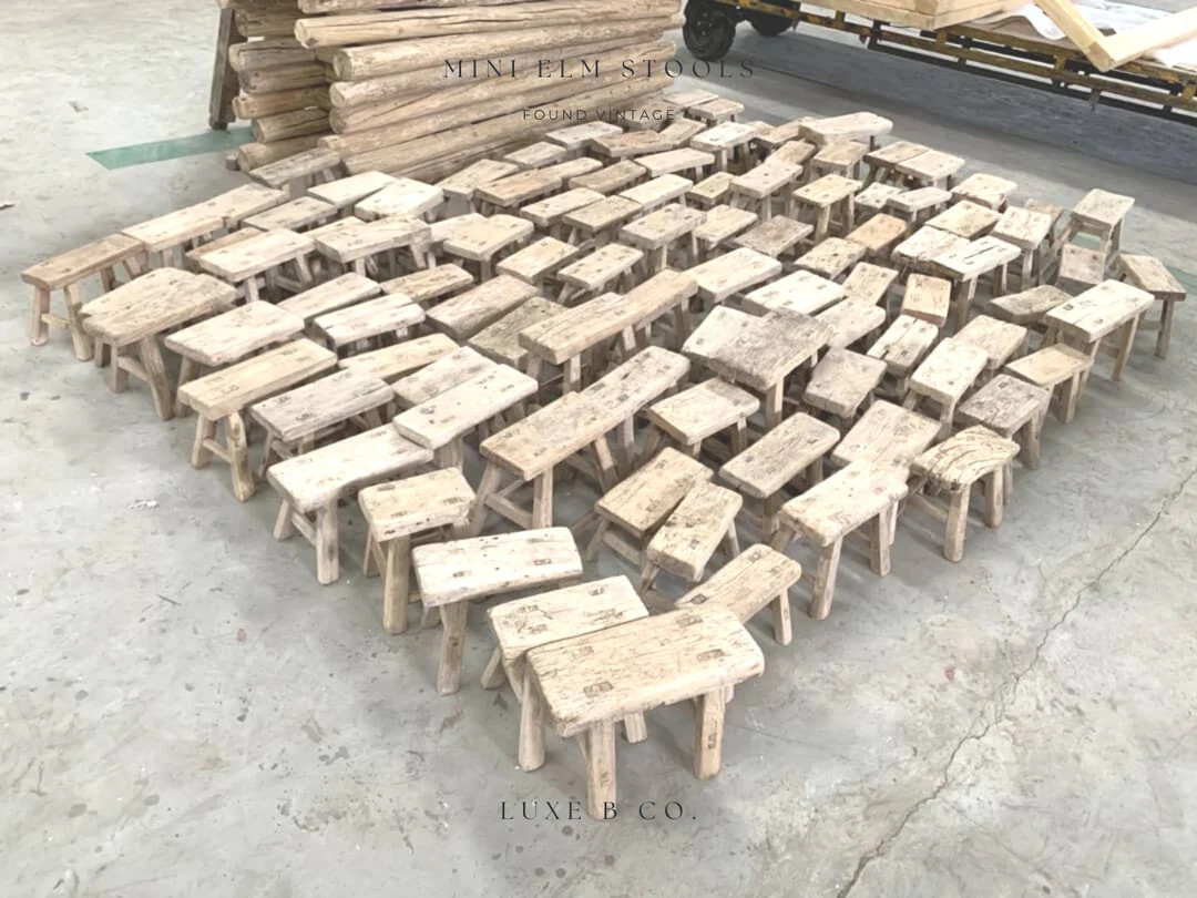 Vintage Found Stool Small Wooden Bench Rustic Elm Wood Display - Etsy Canada | Etsy (CAD)