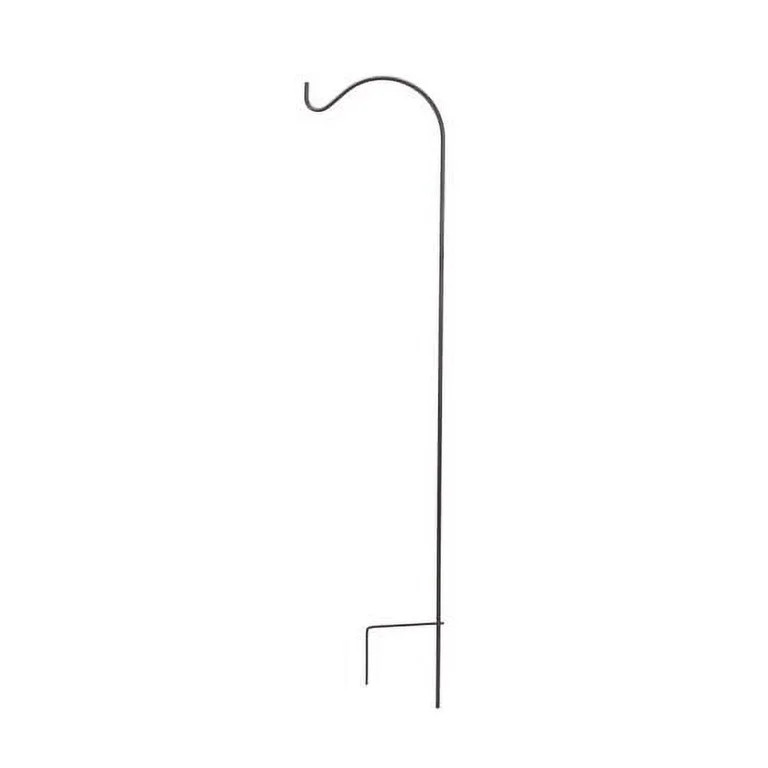 Expert Gardener 48 in Metal Garden Shepherd Hook, Powder-Coated Black, 1 Pack | Walmart (US)