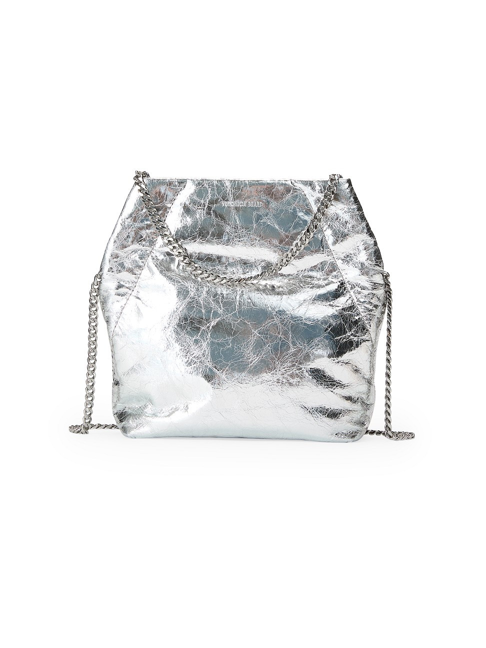 Women's Small Slouch Leather Shoulder Bag - Silver | Saks Fifth Avenue