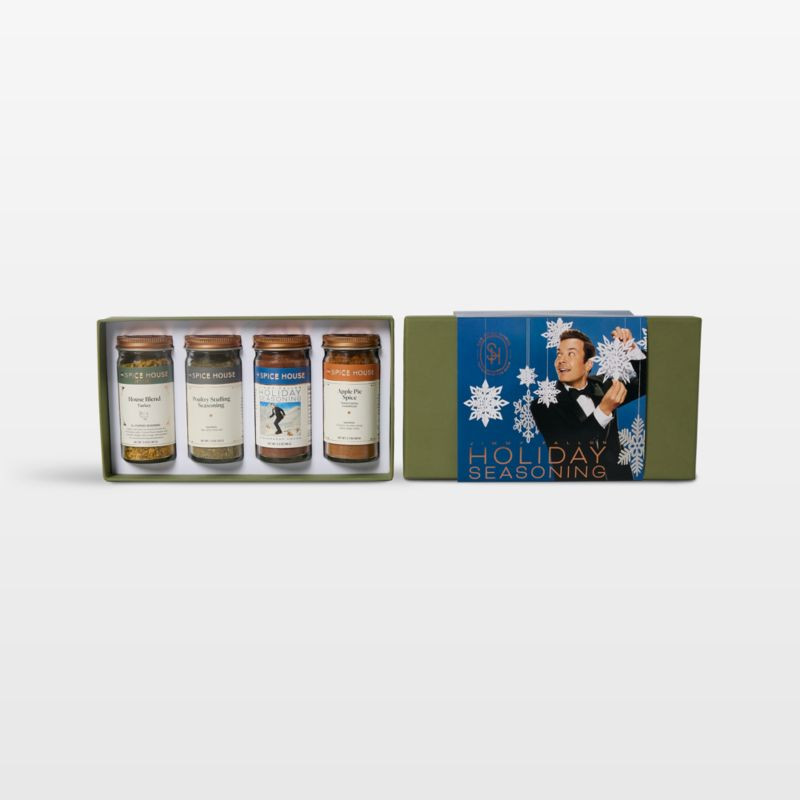 Jimmy Fallon x The Spice House Holiday Seasoning Box Set | Crate & Barrel | Crate & Barrel