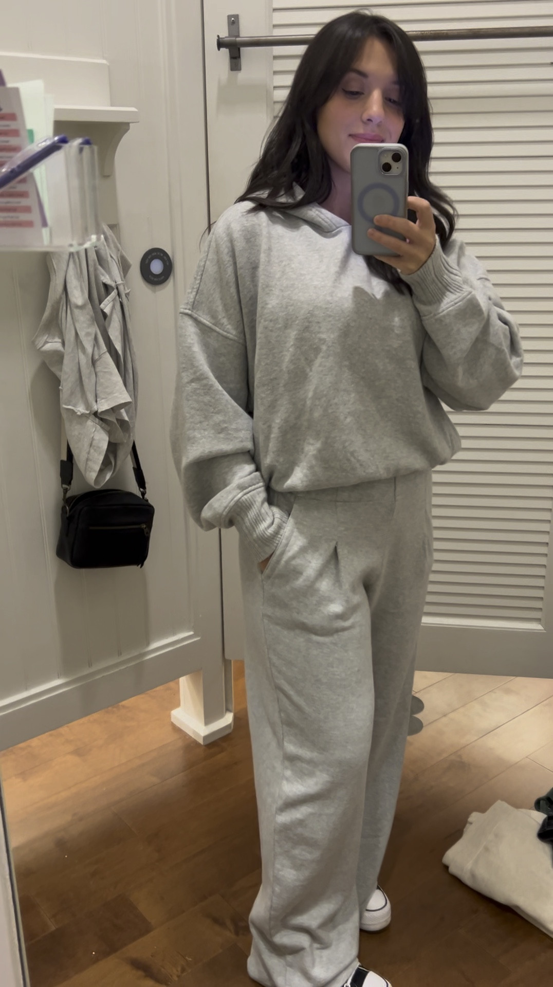 Aerie Cropped Hoodie
Gray
Size: Small

Aerie New Heights Trouser
Heather Gray
Size: Medium




#LTKVideo