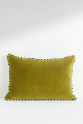 Velvet Milo Pillow | Anthropologie (US)