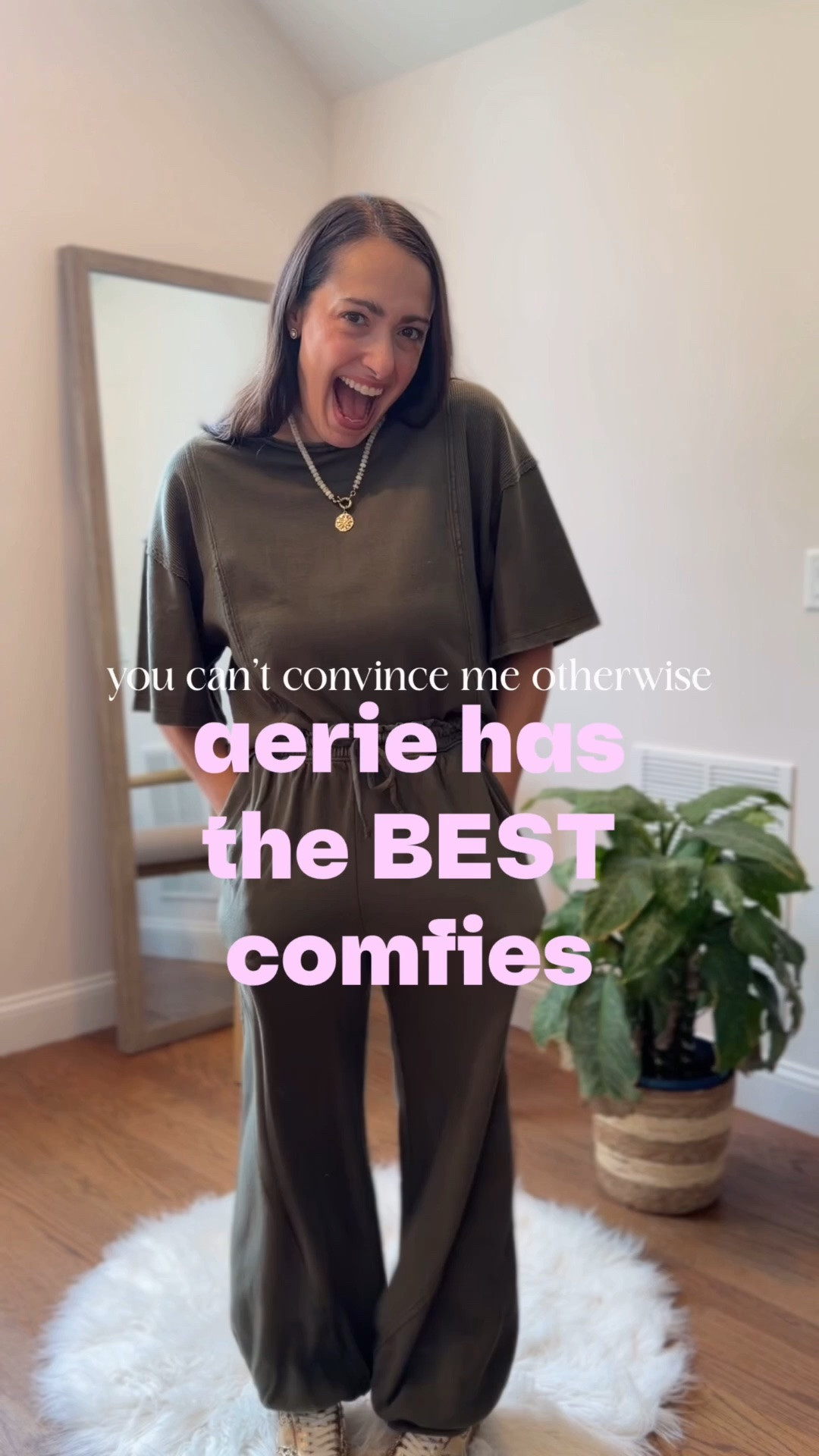 @Aerie for the win with the cutest and coziest new arrivals 👏🏼👏🏼👏🏼 loving the colors, fabrics, and prints! Wearing a small in tops and small short in bottoms. 

Comment SHOP for links!

#aeriereal #casualstyle #casualoutfits #momfit #momstyle

#LTKSaleAlert #LTKmomlife #LTKootd