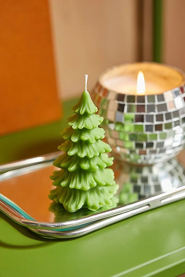 Yui Brooklyn Pine Tree Shaped Candle | Urban Outfitters (US and RoW)