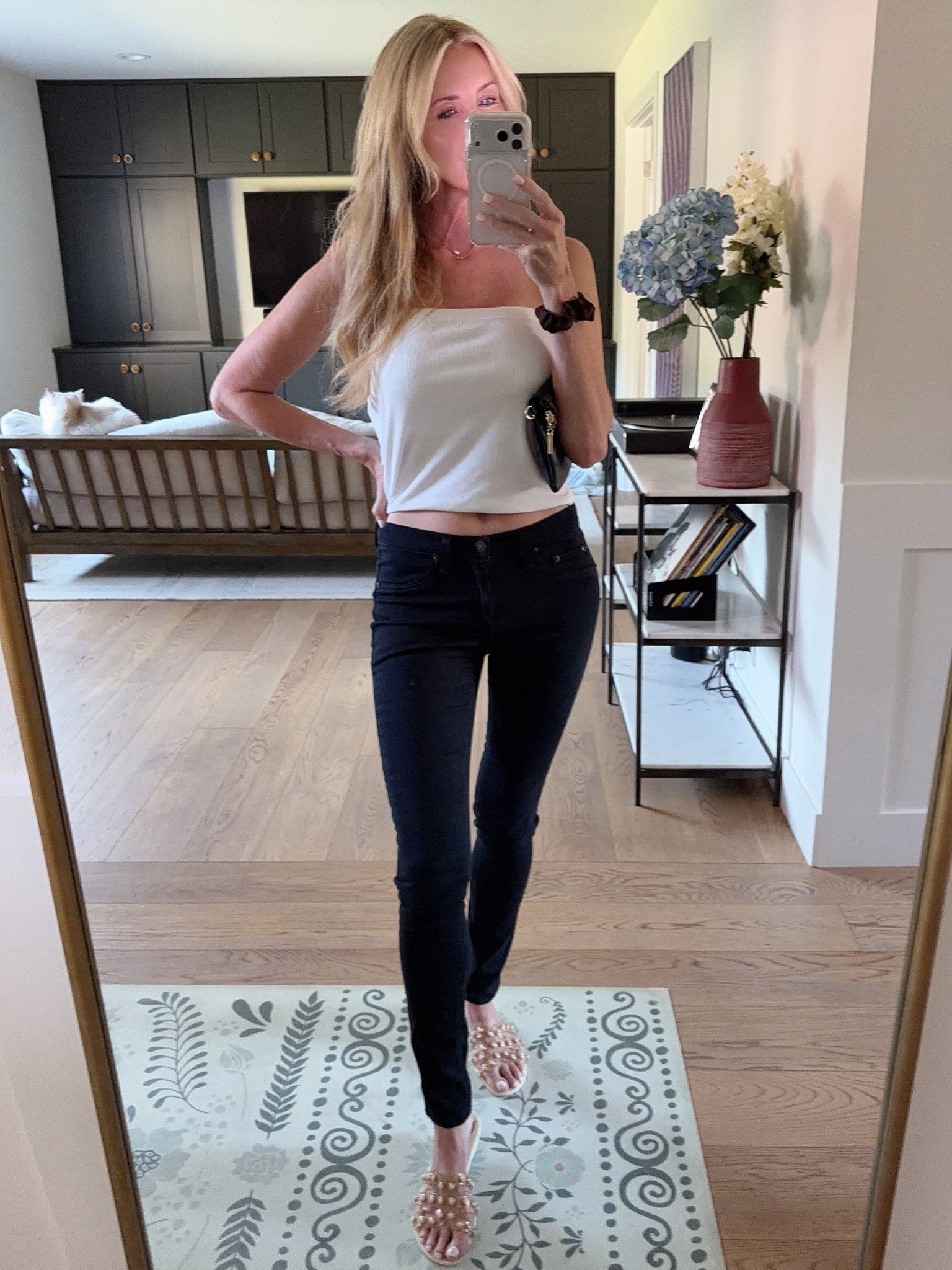 Another recent casual summer evening dinner outfit 🤍

#LTKootd #LTKOver40