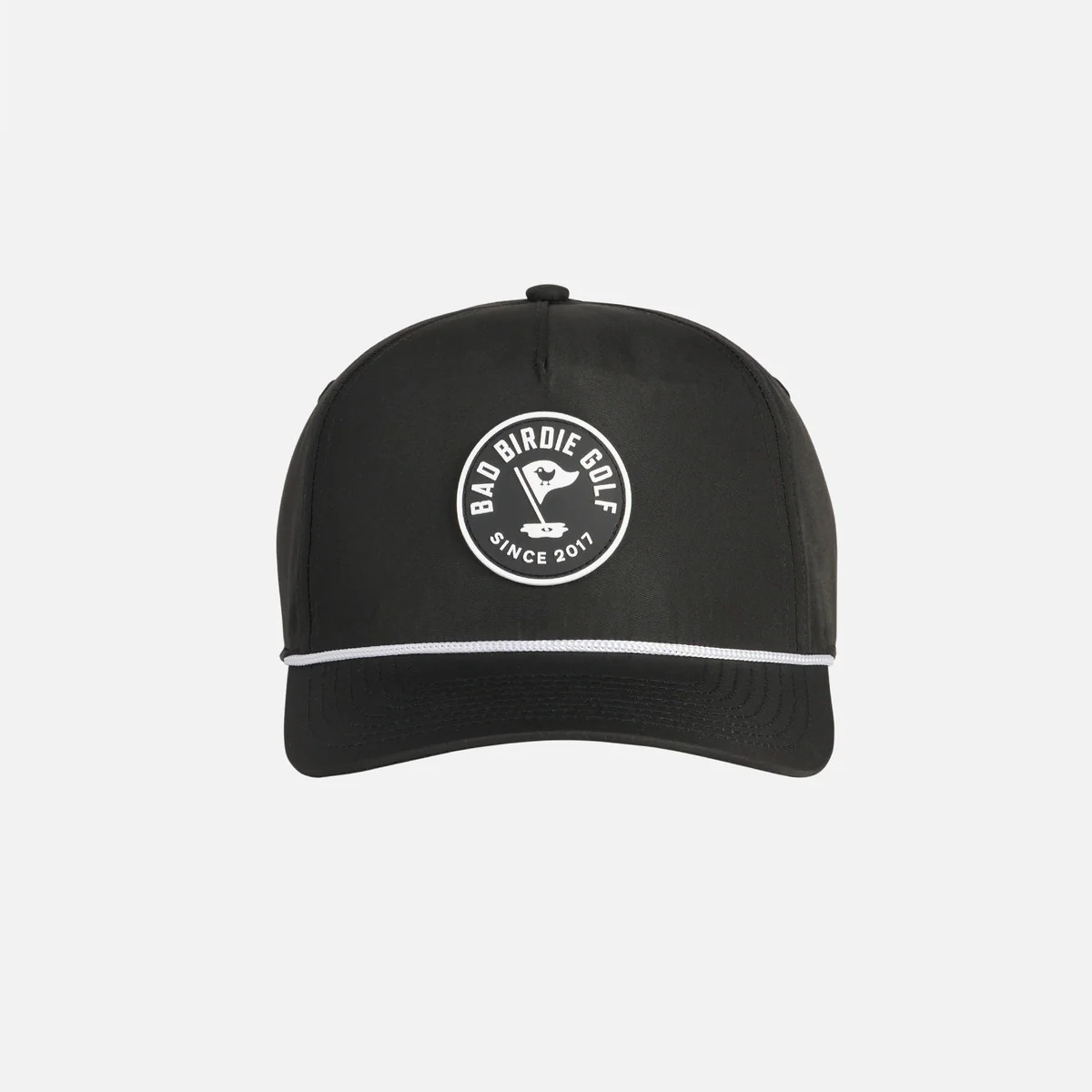 Flag Patch Rope Hat - Black | Bad Birdie