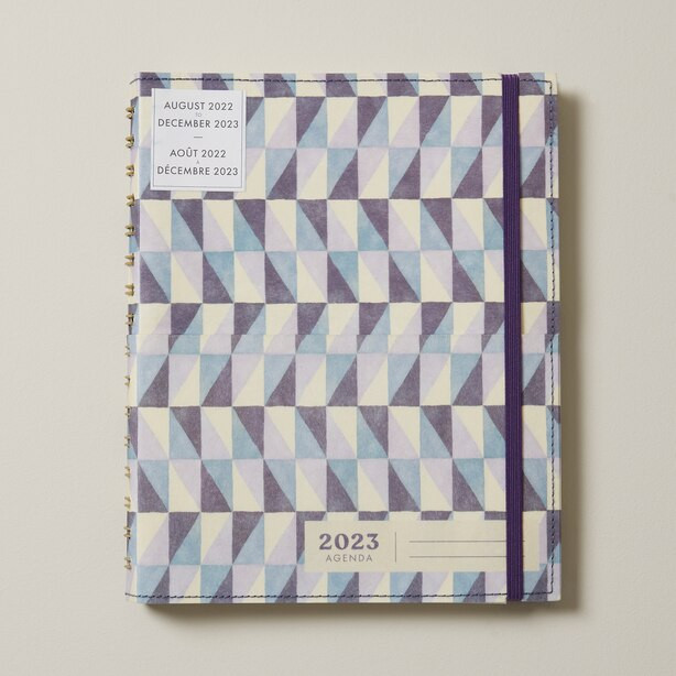 NOTA August 2022 - December 2023 Weekly Geometric Planner | Indigo (CA)