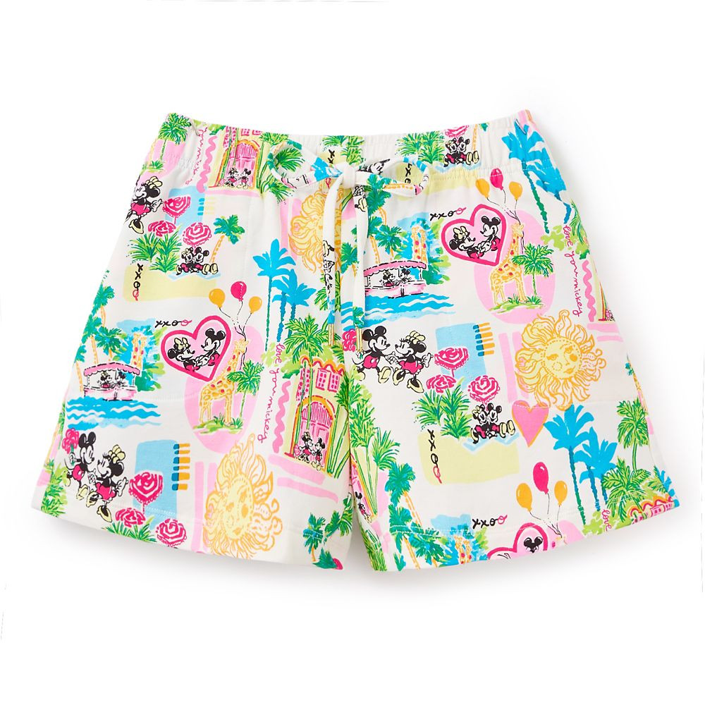 Mickey and Minnie Mouse Loxley Knit Shorts for Women by Lilly Pulitzer – Disney Parks | Disney Store