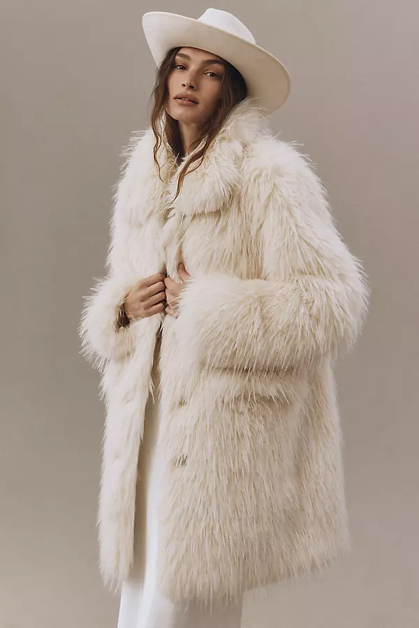 Apparis Pamela Faux Fur Coat | Anthropologie (US)