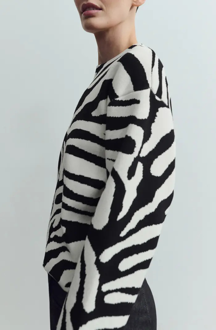 Zebra Print Sweater | Nordstrom