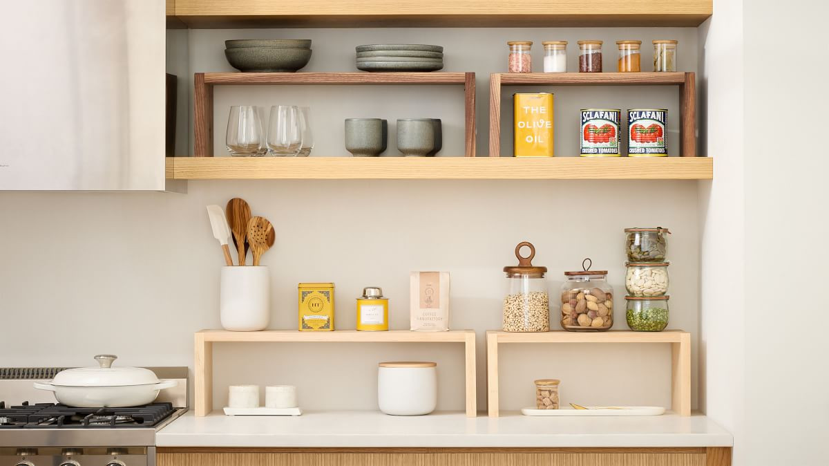 Reds Wood Design Kitchen Shelf Riser | West Elm (US)
