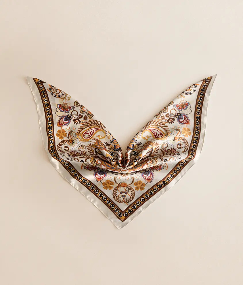 Satin Fashion Scarf | Buckle