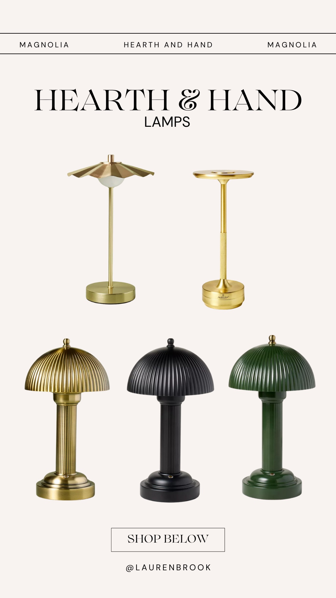 Hearth and Hand By Magnolia at Target!

New 2025 Lamps Collection: Magnolias new light collection is stunning, minimal and unique! 

These lamps are beautiful and perfect for indoor or outdoor lighting ! Enjoy! 

#LTKHome #LTKFindsUnder100 #LTKSeasonal