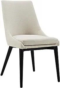 Amazon.com - Modway Viscount Mid-Century Modern Upholstered Fabric Kitchen and Dining Room Chair ... | Amazon (US)