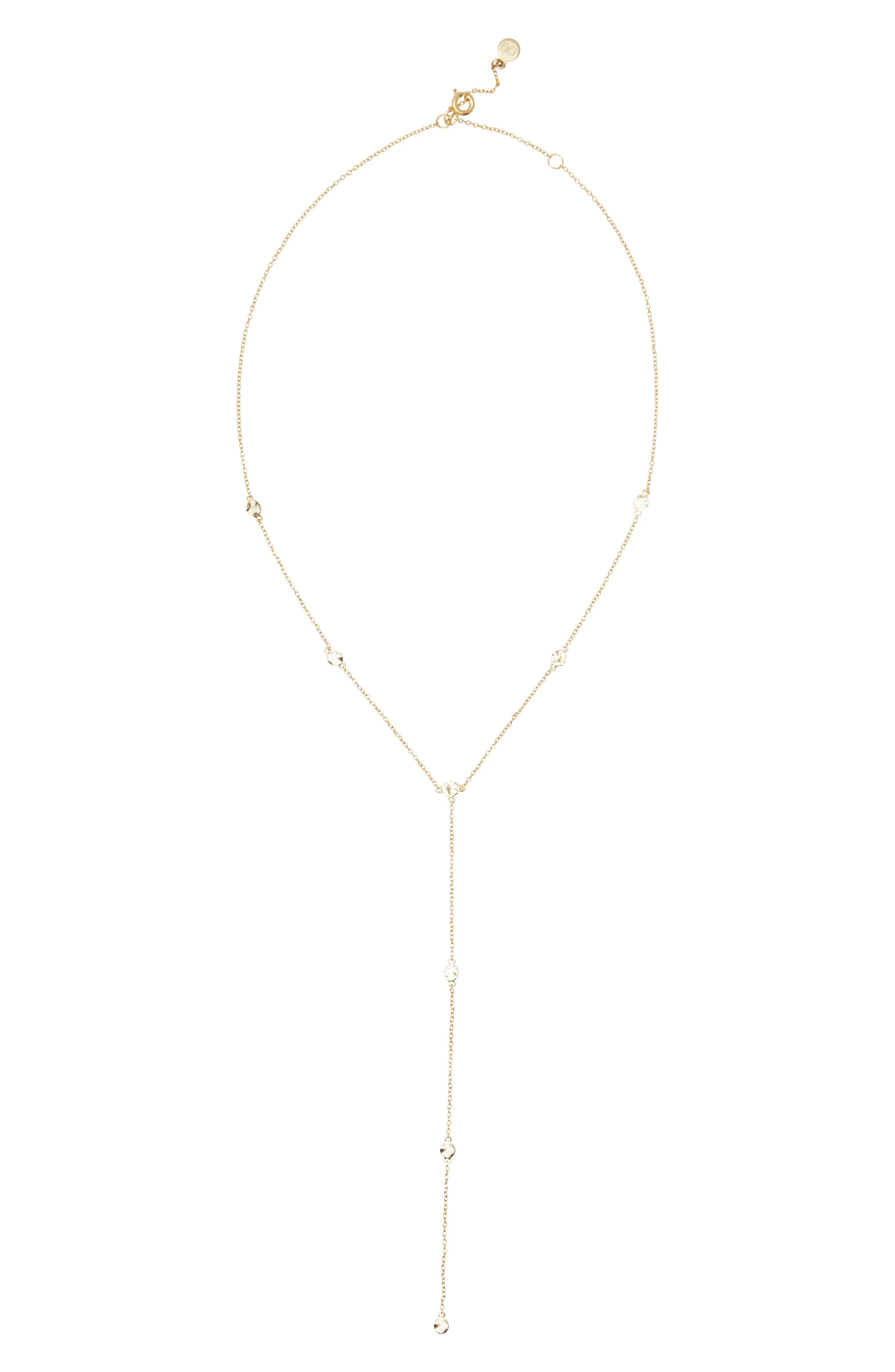 Chloe Short Lariat Long Necklace | Nordstrom