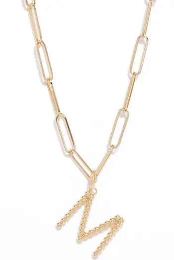 Beaded Initial Necklace | Nordstrom