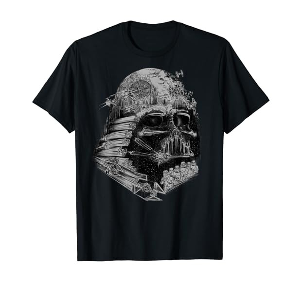 Star Wars Darth Vader Build The Empire Graphic T-Shirt | Amazon (US)