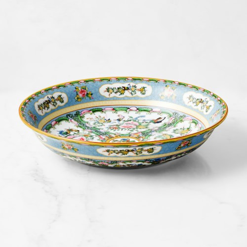 Famille Rose Serving Bowl, Blue | Williams-Sonoma