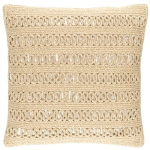 Lanyard Natural Indoor/Outdoor Decorative Pillow | Annie Selke