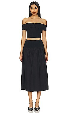 Free People x free-est Cooler In Capri Set in Solid Black from Revolve.com | Revolve Clothing (Global)