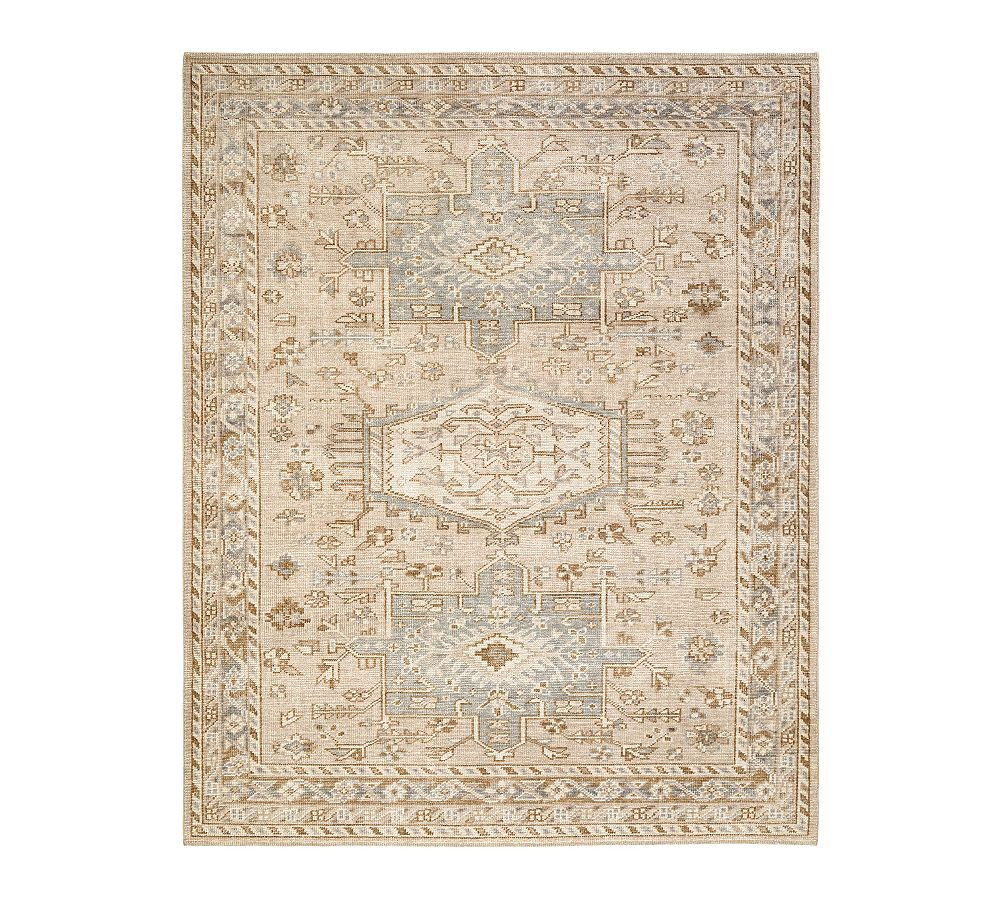 Bianca Hand-Knotted Wool Rug | Pottery Barn (US)
