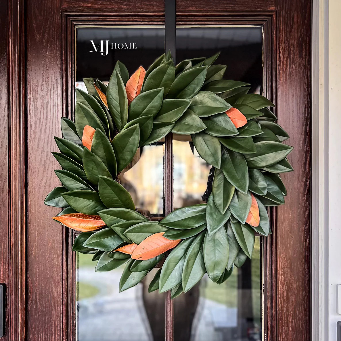 Real Touch Magnolia Wreath | MJHome