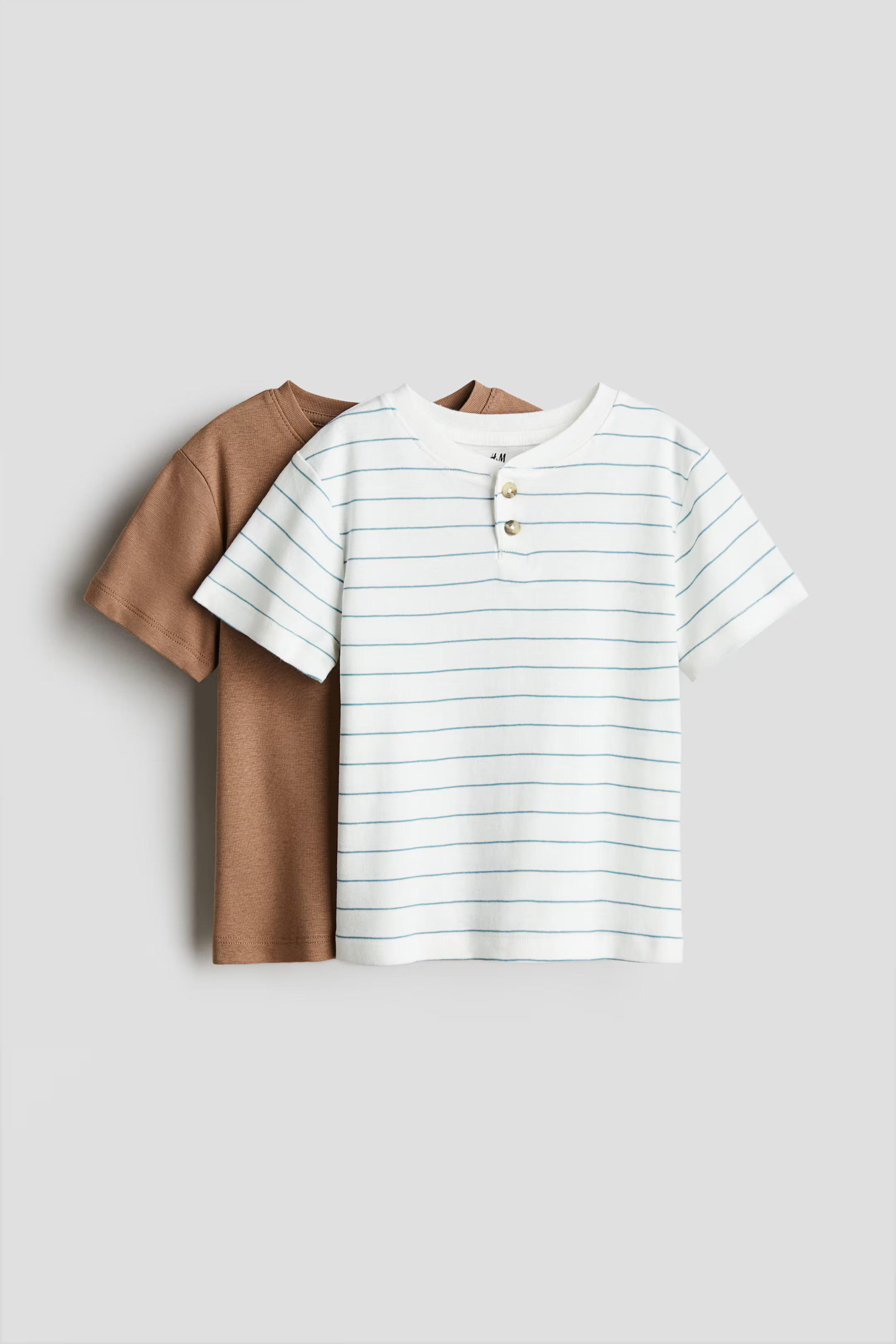 2-Pack Henley T-Shirts | H&M (US + CA)