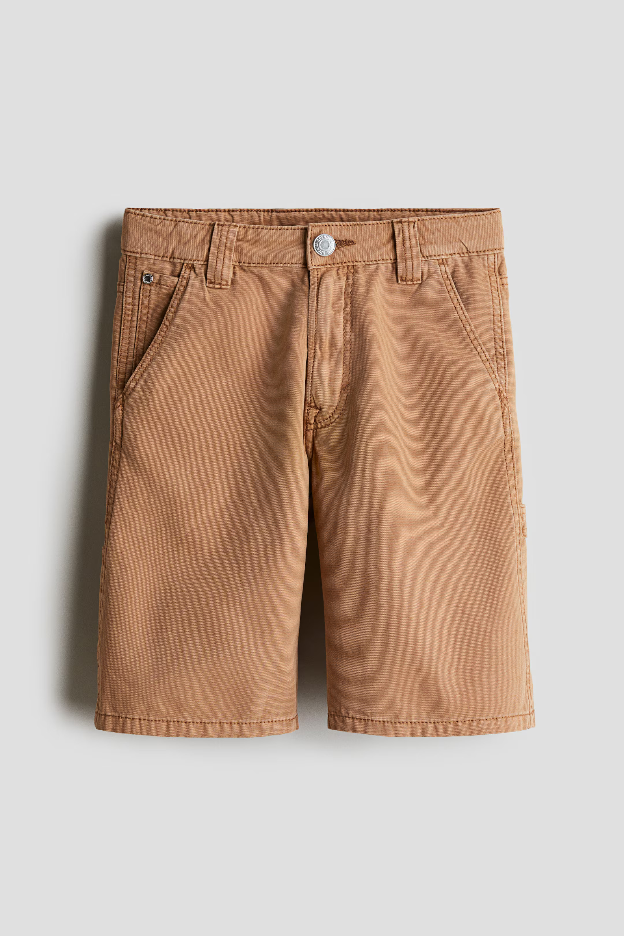 - Loose-Fit Carpenter Shorts - Beige - Kids | H&M US | H&M (US + CA)