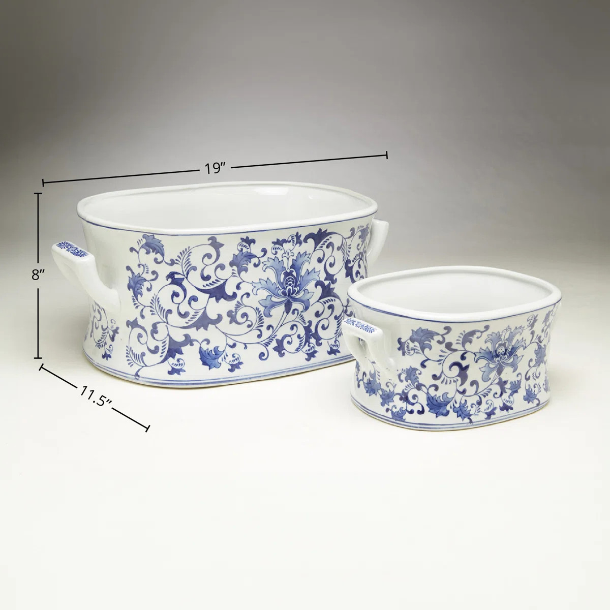 Ferrara 2-Piece Porcelain Pot Planter Set | Wayfair North America