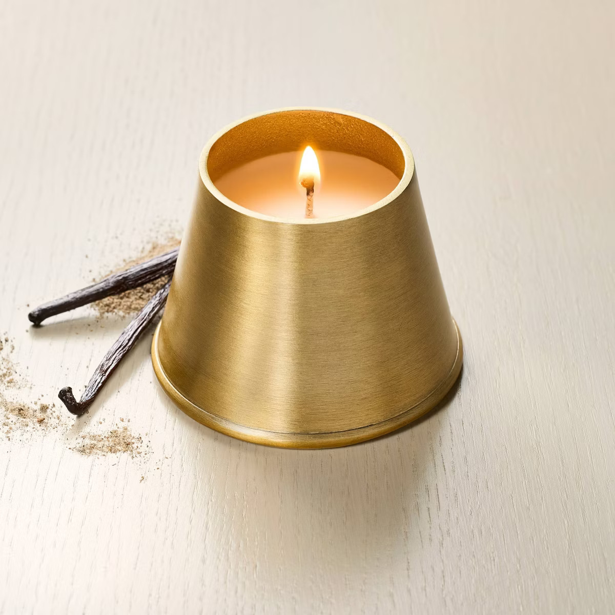 Small Brass Cozy Cardamom Bell Candle 4.58oz - Hearth & Hand™ with Magnolia | Target