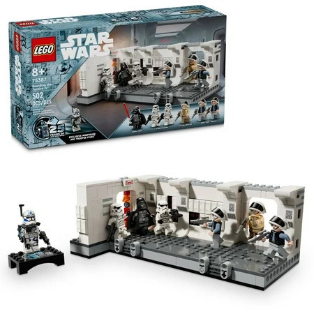 LEGO Star Wars: A New Hope Boarding the Tantive IV Fantasy Toy, Collectible Star Wars Toy with Exclusive 25th Anniversary Minifigure Clone Trooper Fives, Gift Idea for Kids Ages 8 and Up, 75387 | Walmart (US)