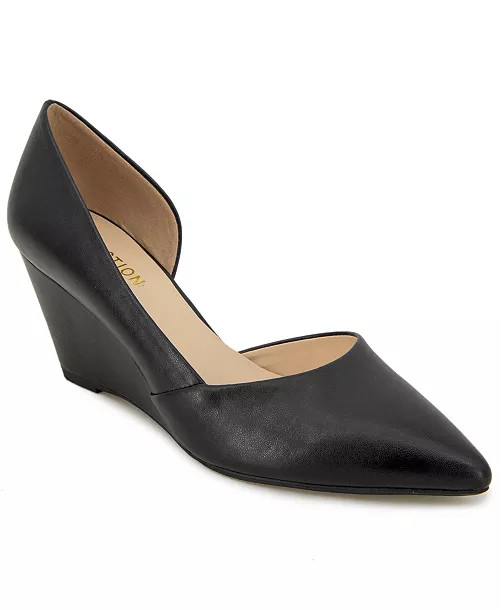 Kenneth Cole Reaction Women's Eltinn D'Orsay Wedge Pumps - Macy's | Macy's