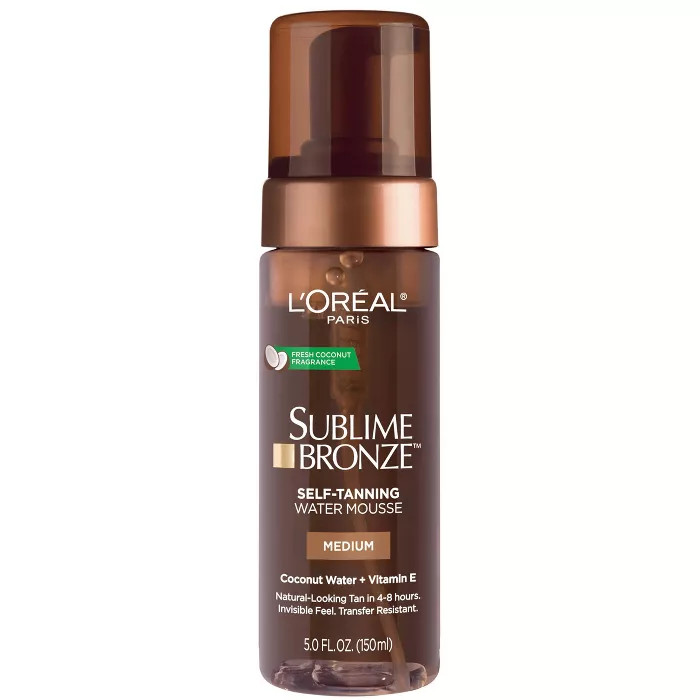 L'Oréal Paris Sublime Bronze Hydrating Self-Tanning Water Mousse - 5 fl oz | Target