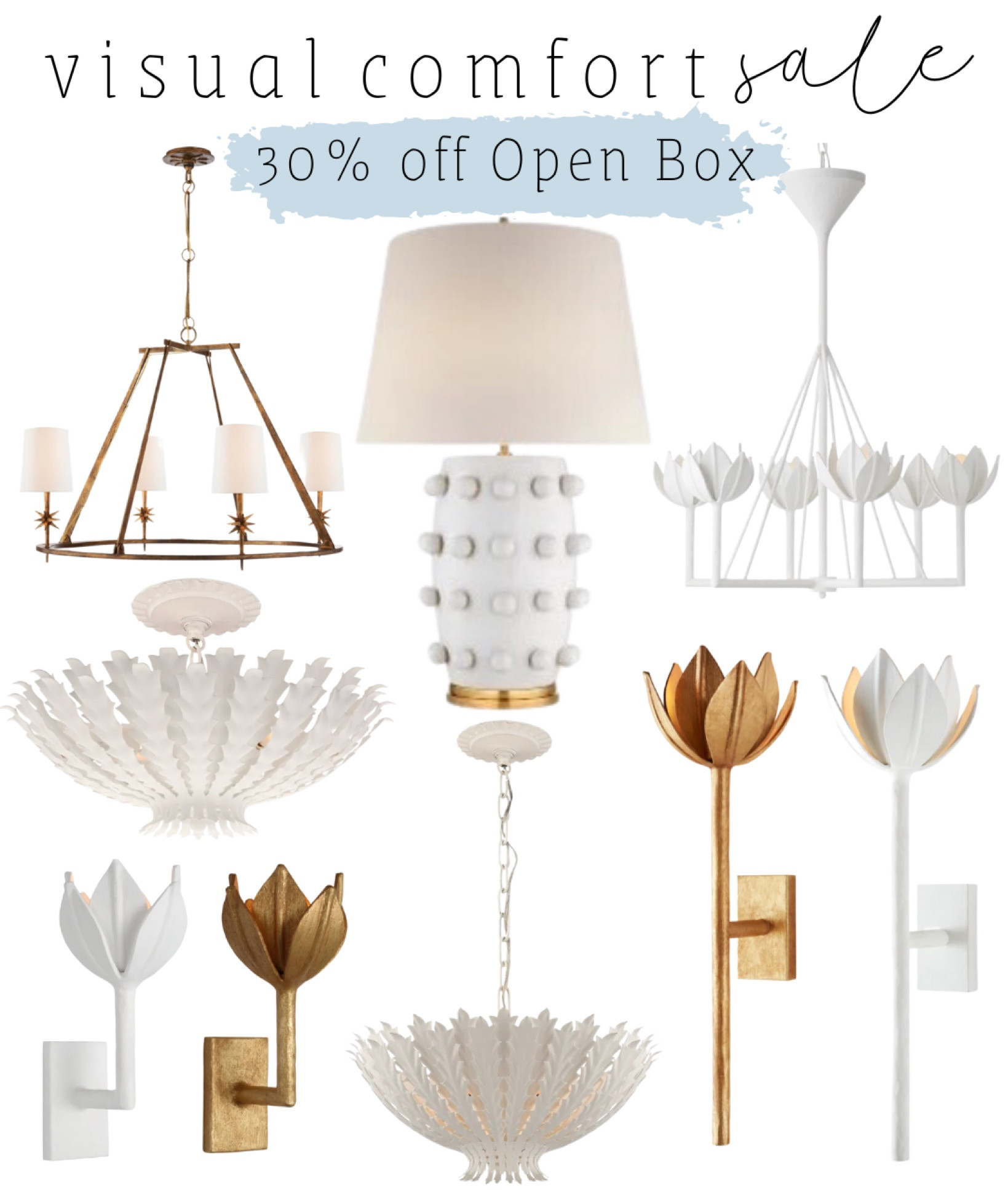 30% off Open Box on Visual Comfort lighting ✨ This is a great opportunity to snag designer lighting! 

#LTKhome #LTKsalealert