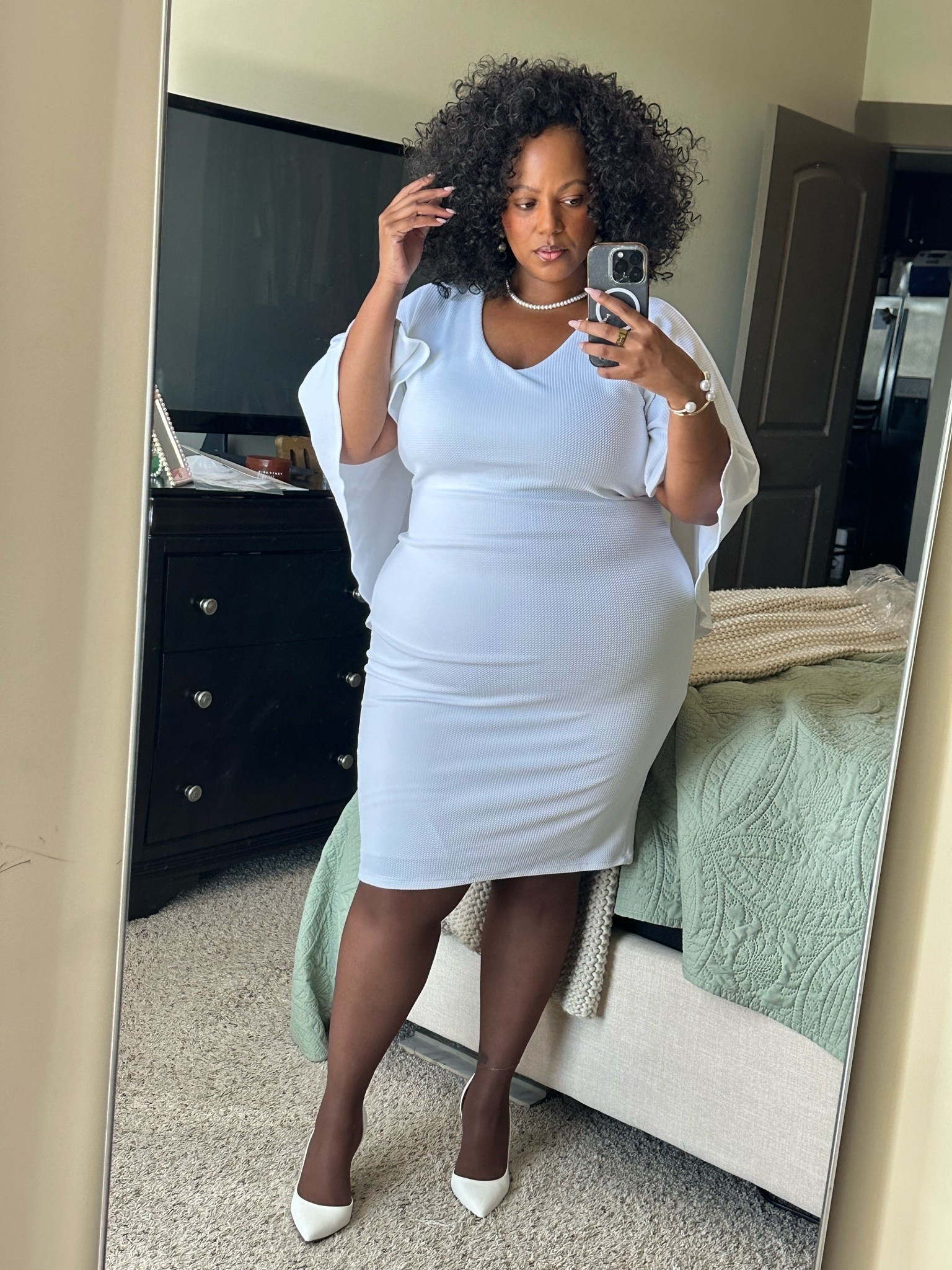 The white dress you need!

#LTKootd #LTKPlusSize #LTKMidsize