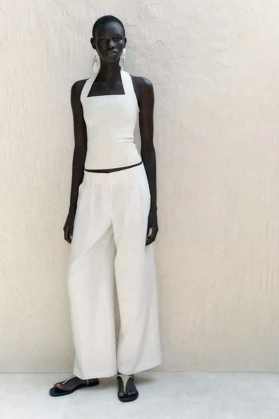 STRETCH HALTER TOP | Zara US