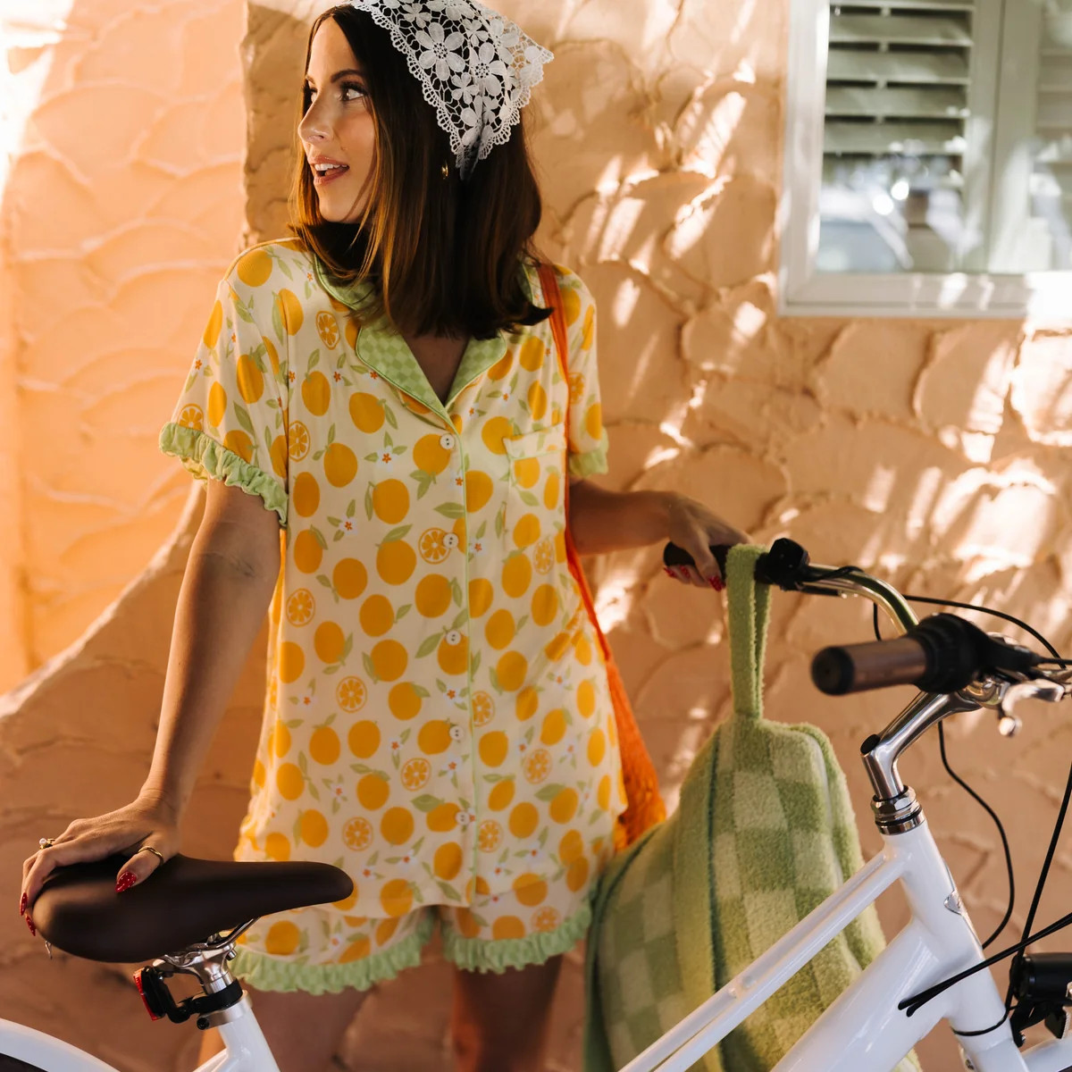 Orange PJ Set | Staykation | Staykation