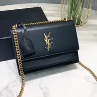 2024 Luxury bag designer bags Shoulder Handbags Leather Fashion Classic Envelope Chain bag Gold S... | DHGate