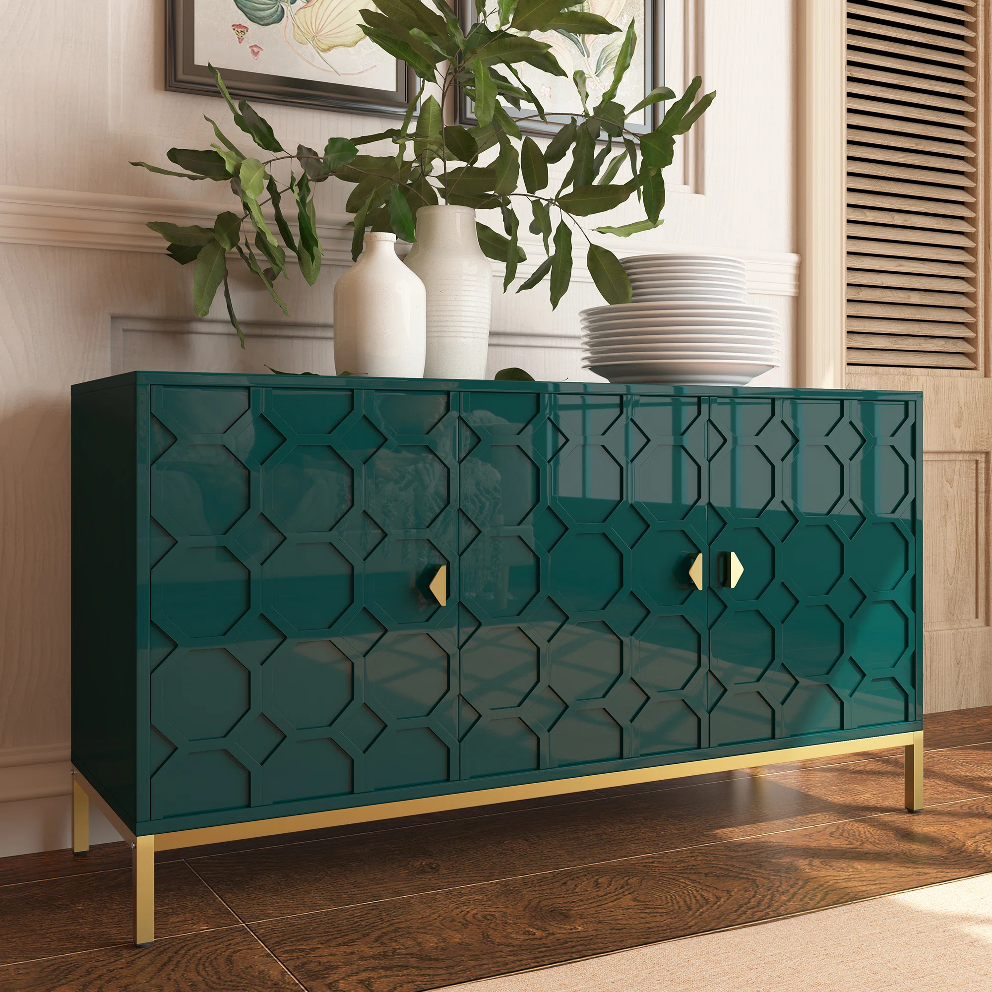Willa Arlo™ Interiors Bailes Iron 3 - Door Accent Cabinet & Reviews | Wayfair | Wayfair North America