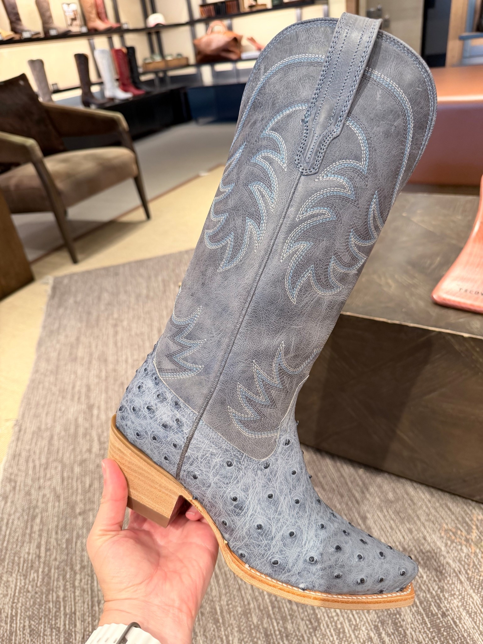 I had to go see these in person and may have done a bad thing! 😂😂

Do we think I added a new pair of boots to my collection?! 

#LTKFestival #LTKOver40