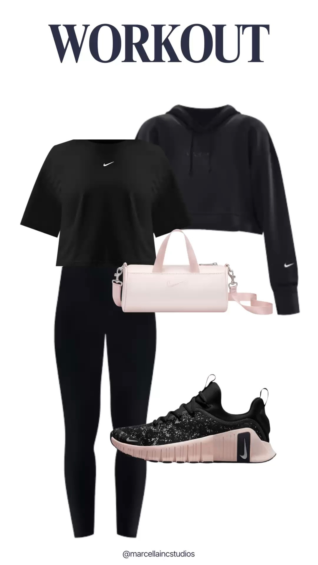 Cute, minimalist Nike workout outfit. #nike #runningshoe #workoutoutfit #pink #ltkshoecrush

#LTKfitnessgoals #LTKActive