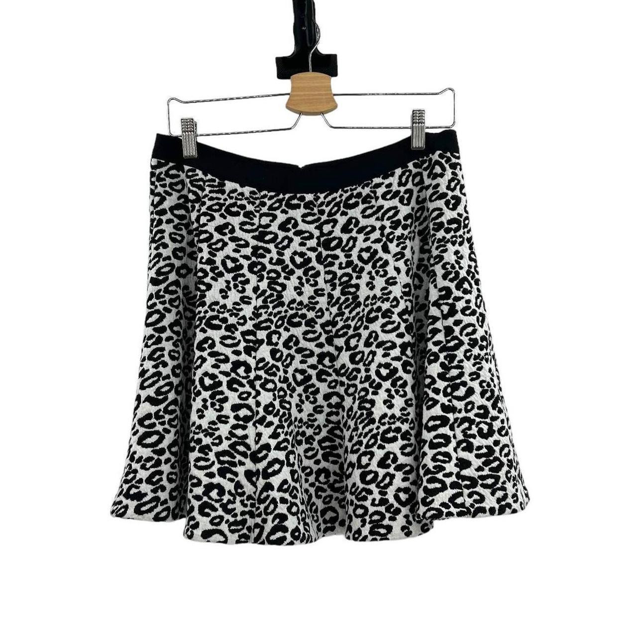 Rebecca Taylor Women's Skirt - Black/Grey - 10 | Depop US