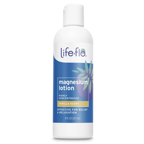 Life-flo Magnesium Lotion, Vanilla Scent - Relief and Relaxation with Magnesium Chloride from the... | Walmart (US)