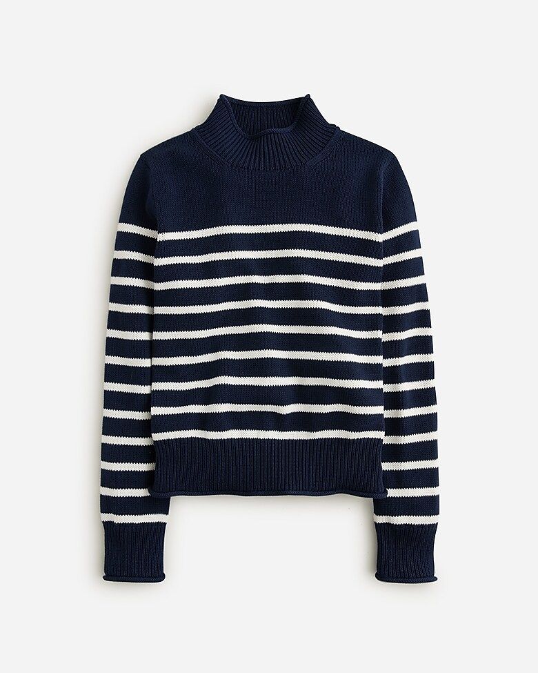 New heritage Rollneck™ sweater in stripe | J.Crew US