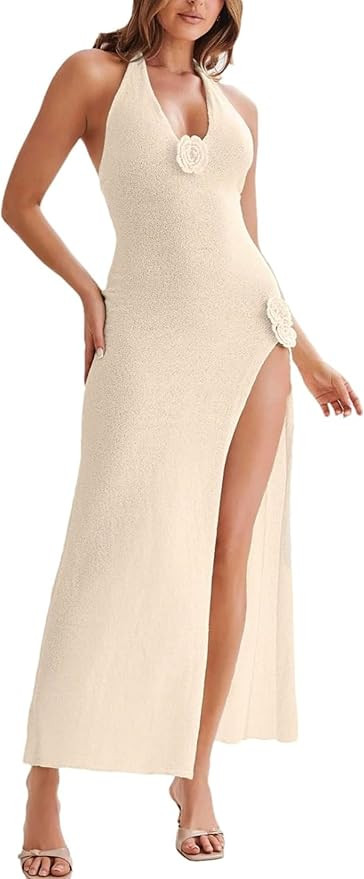 Crochet bathing, swimsuit, bikini cover up - Vacation, Beach, Resort, mesh sheer knit dress 2025 | Amazon (US)