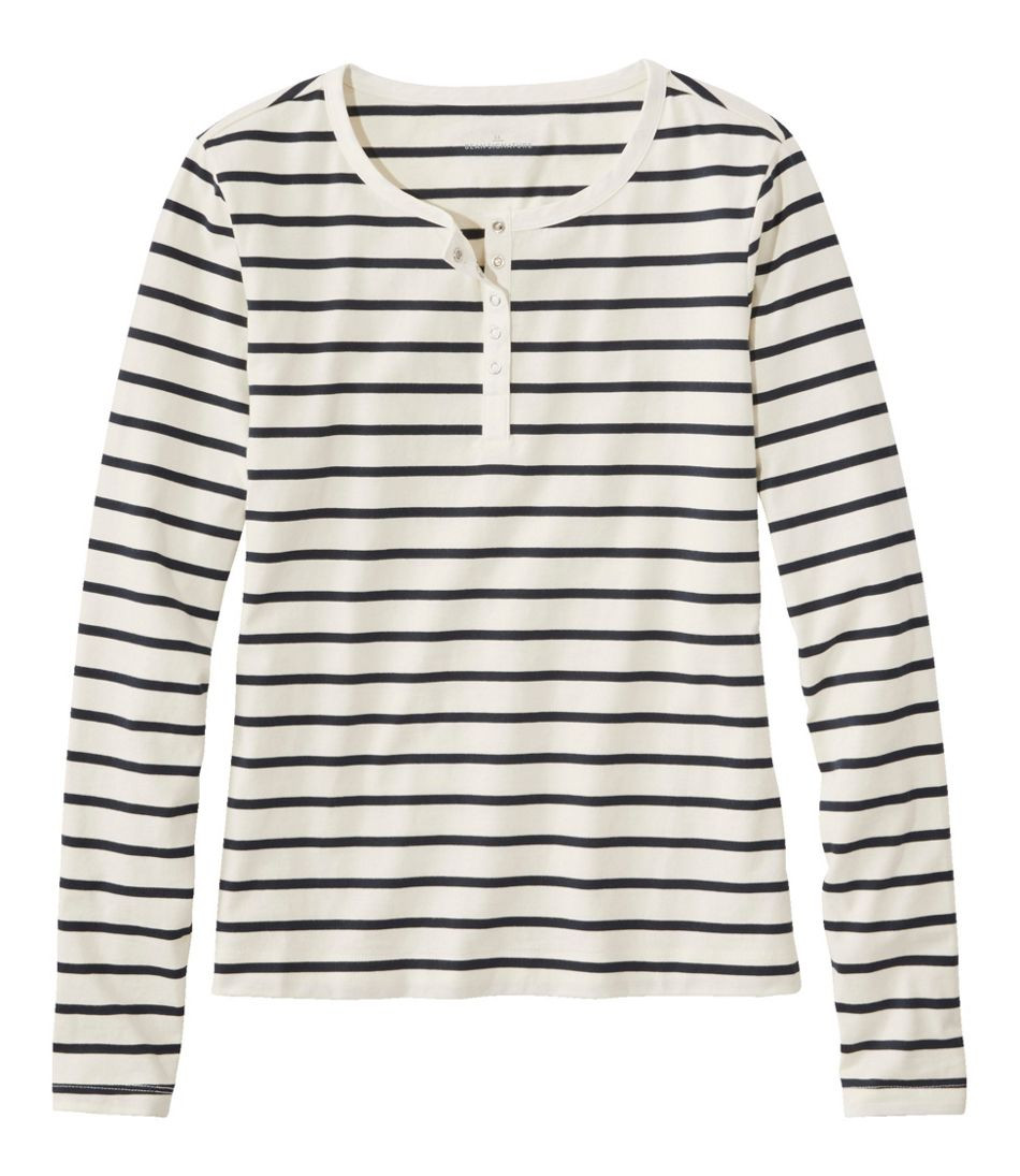 Women's Signature Rangeley Cotton Tee, Henley | Shirts & Tops at L.L.Bean | L.L. Bean