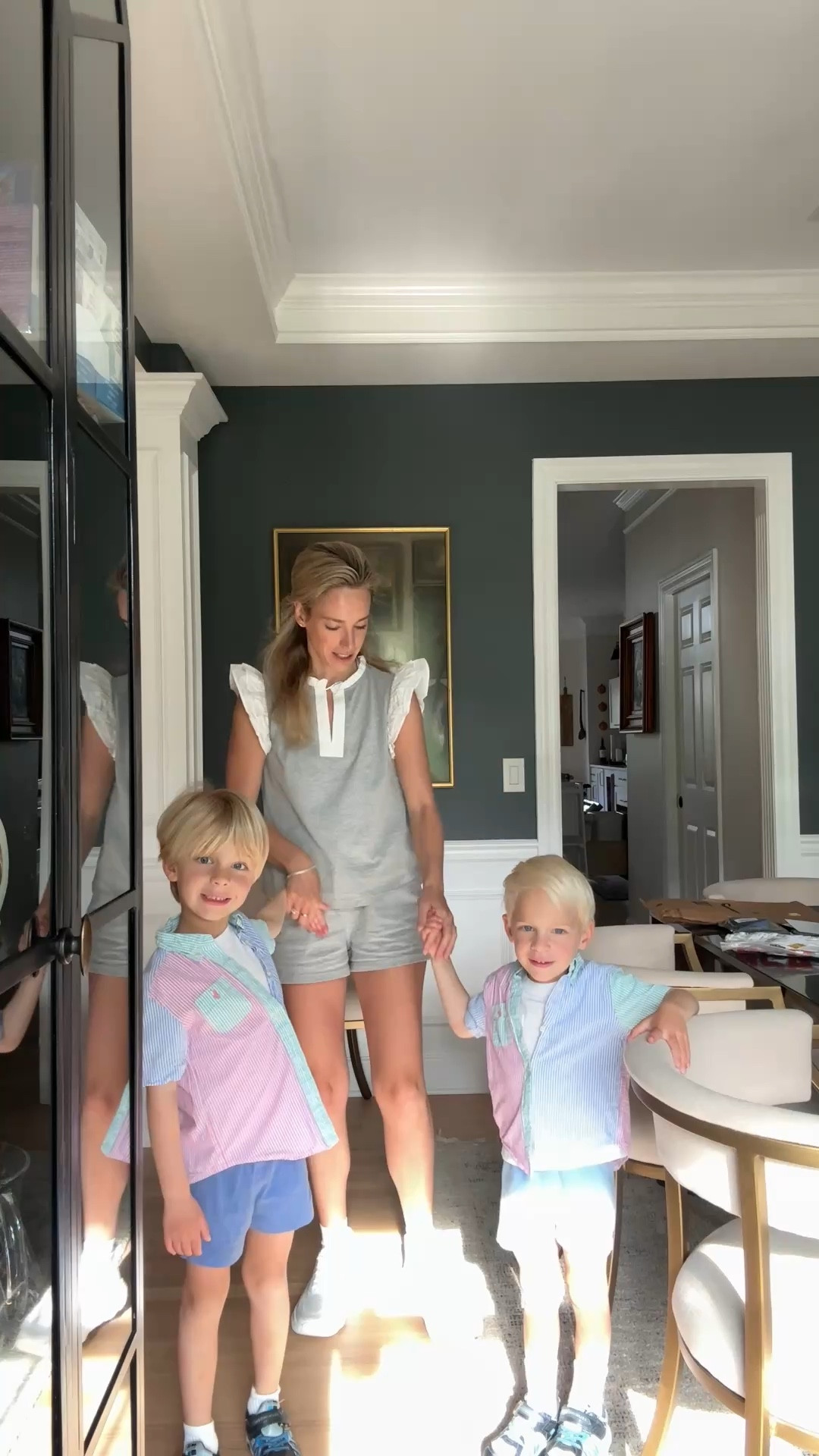 
2 piece set matching set amazon fashion amazon set colorblock set preppy outfit preppy fashion mom outfit casual outfit affordable outfit ruffle shorts set grey shorts top set 

 #LTKgrwm #LTKootd #LTKmomlife