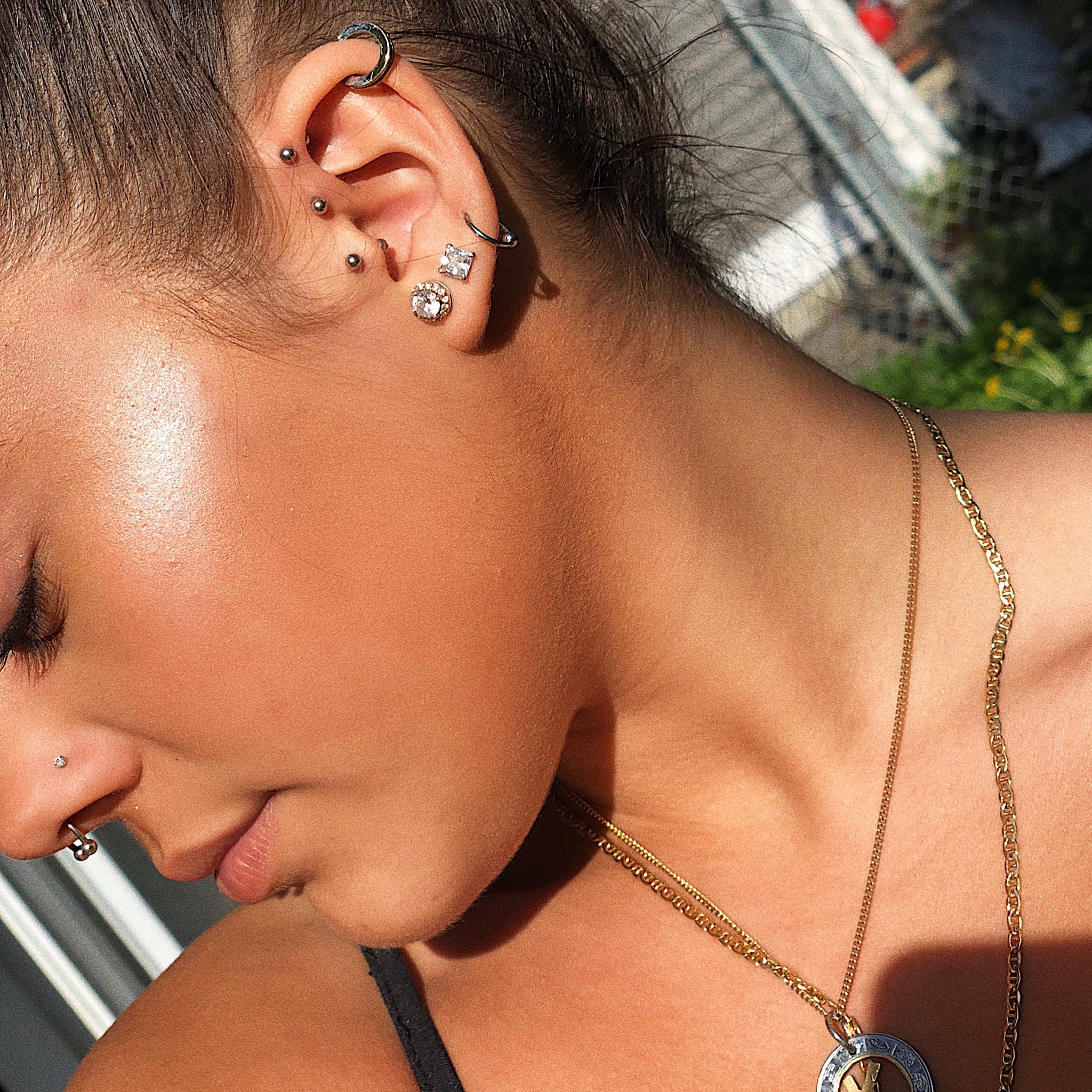 I linked some similar forward helix studs, earrings and septum rings as well as some magnetic septum rings that you can wear even if you don't have your septum pierced. 

#LTKHalloween #LTKbeauty #LTKtravel