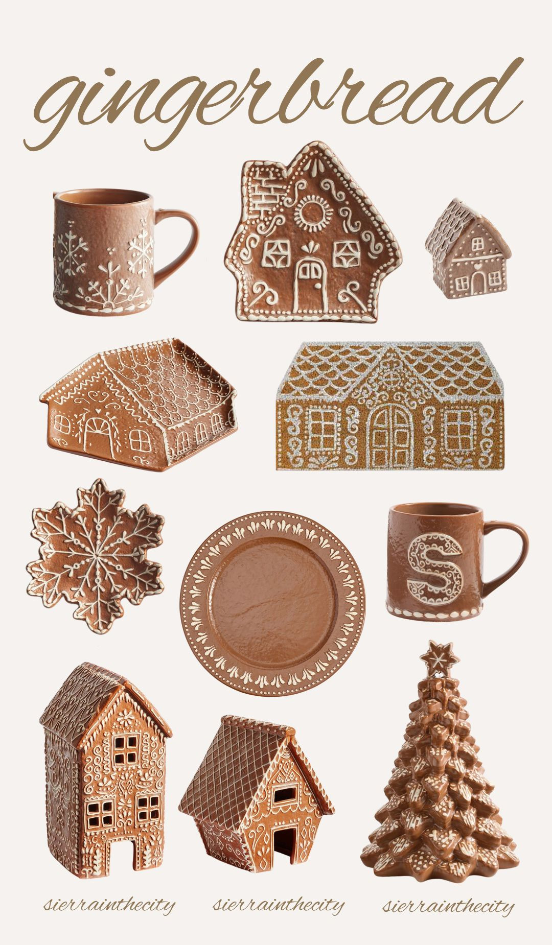 Gingerbread Christmas decor. Gingerbread finds. Holiday decor.  

 #LTKHoliday #LTKSeasonal #LTKHome